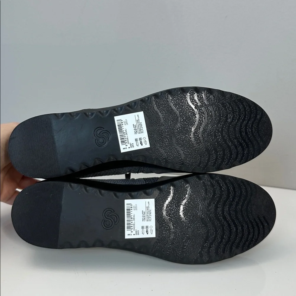Cloudsteppers by Clarks Caddell Denali Gray SlipOn Wedge Size 8.5